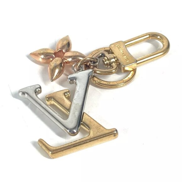 LOUIS VUITTON M68449 LV logo Key Holder-LV New Wave Bag Charm Key Holder - Picture 1 of 8